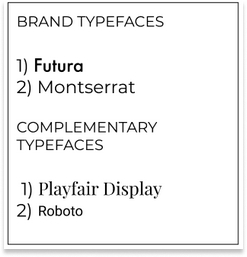 image of my different typefaces